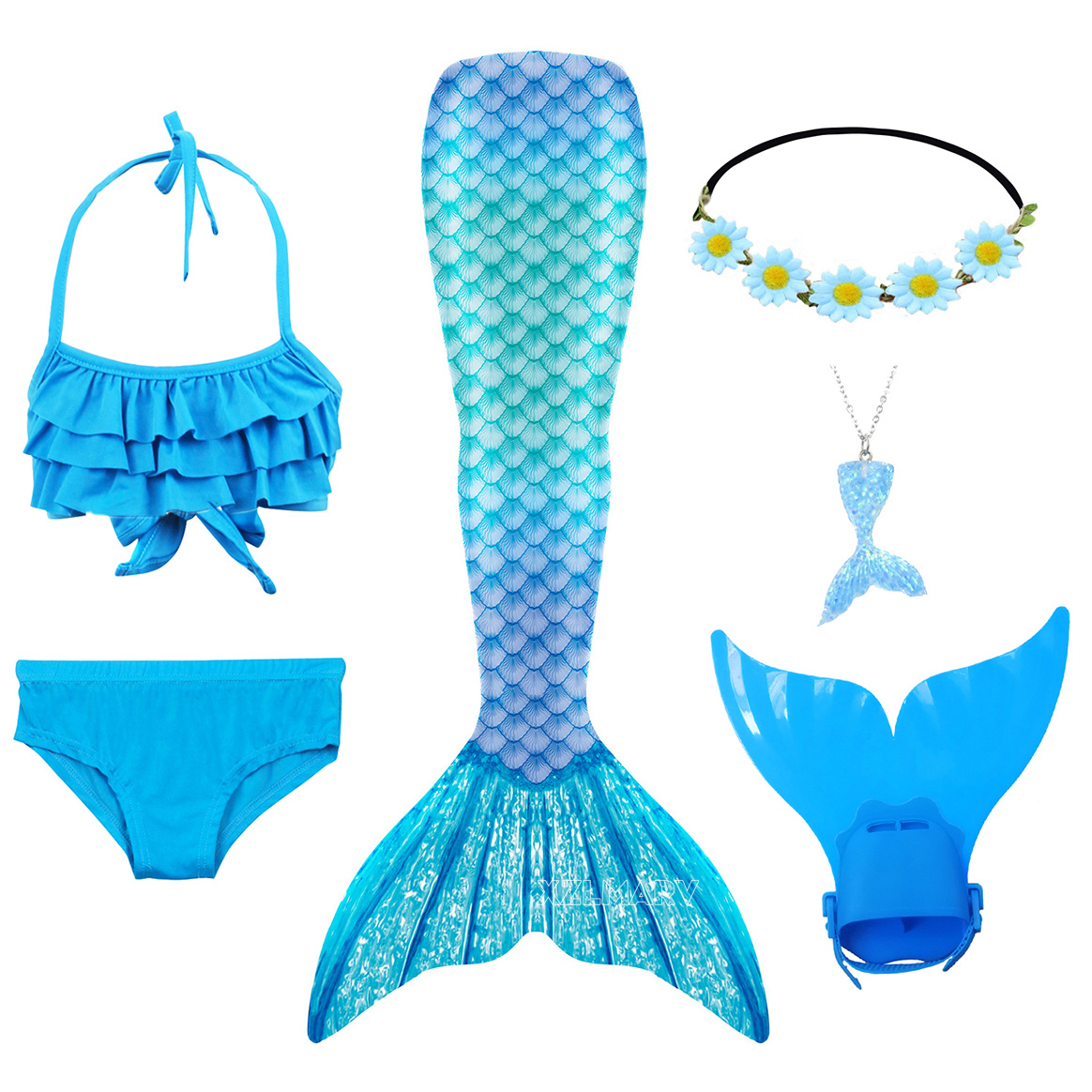 Flippers Swimming - Traje de baño de cola de