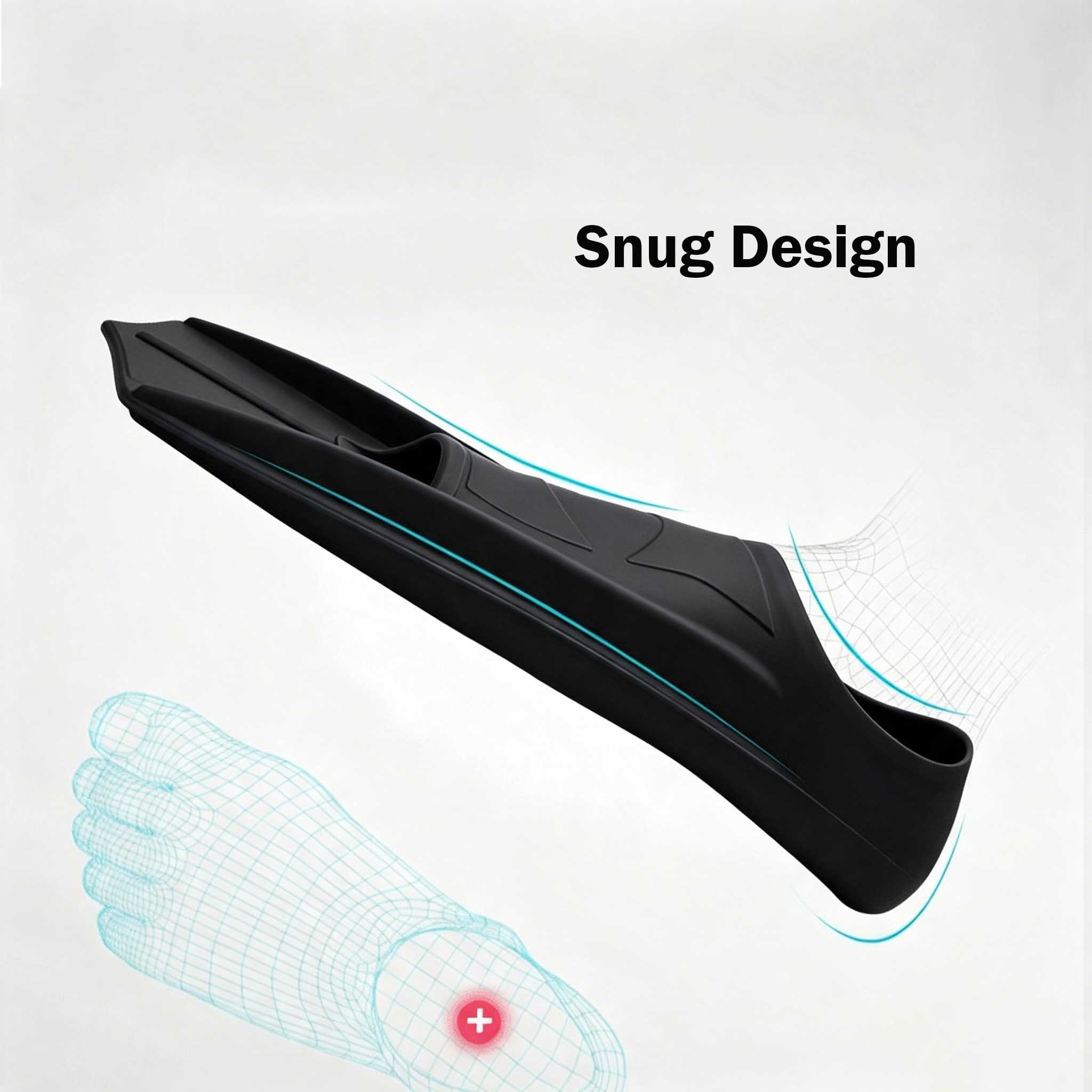 Aletas cortas de silicona para - Swim Fins reseña y precio