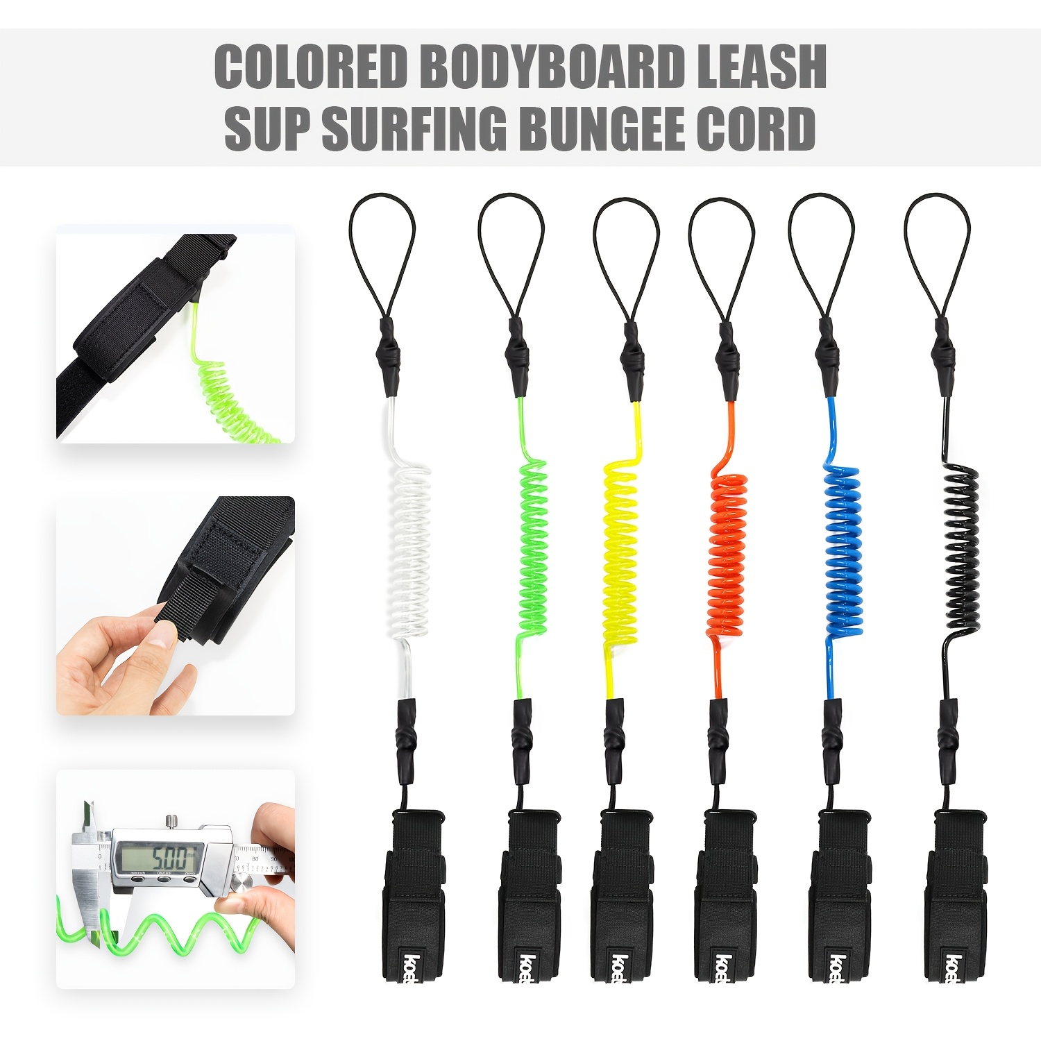 Correa para Bodyboard KOETSU,  - Surfboard Leash reseña y precio