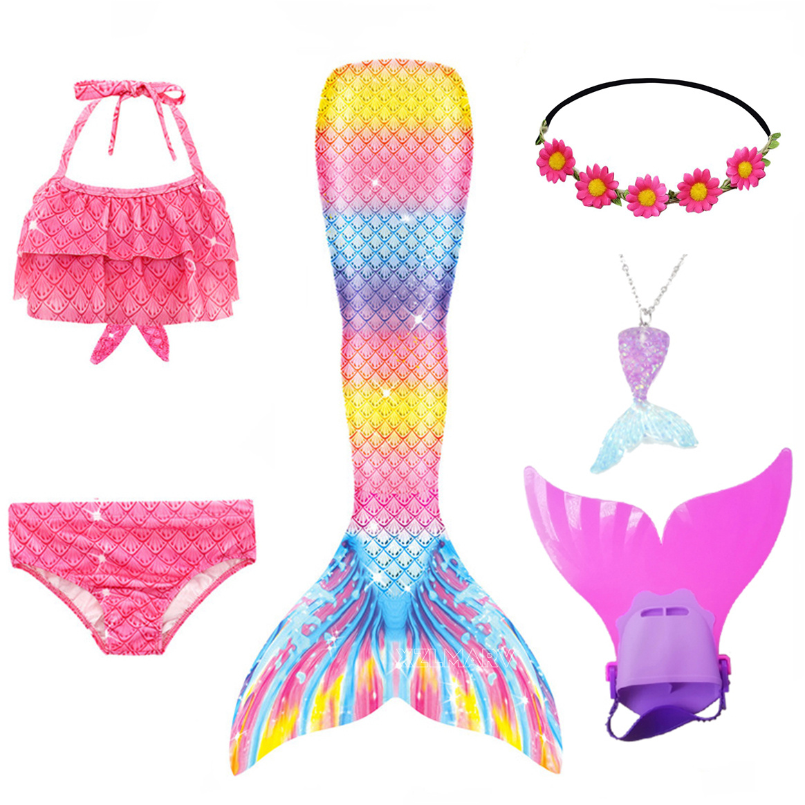 6 unids/set Ariel niñas nataci - Swim Fins reseña y precio