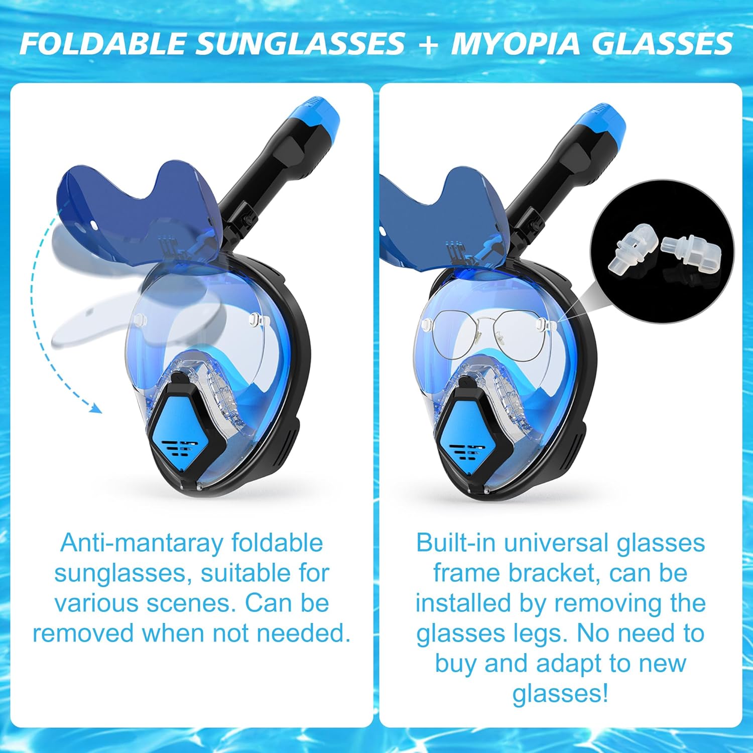 Máscara de Snorkel Completa De - Snorkel Set reseña y precio